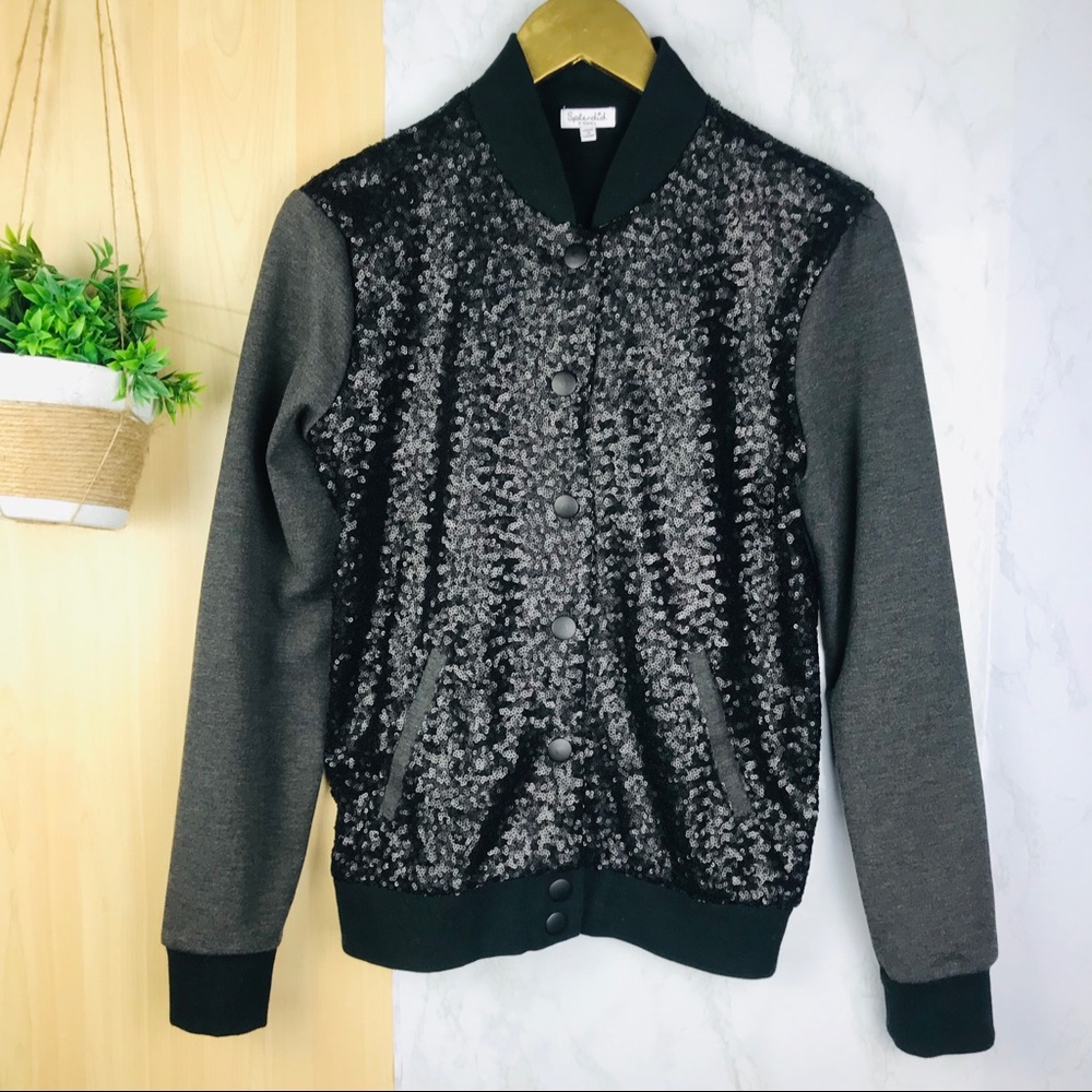 Splendid | Sequin Bomber Jacket - image 1